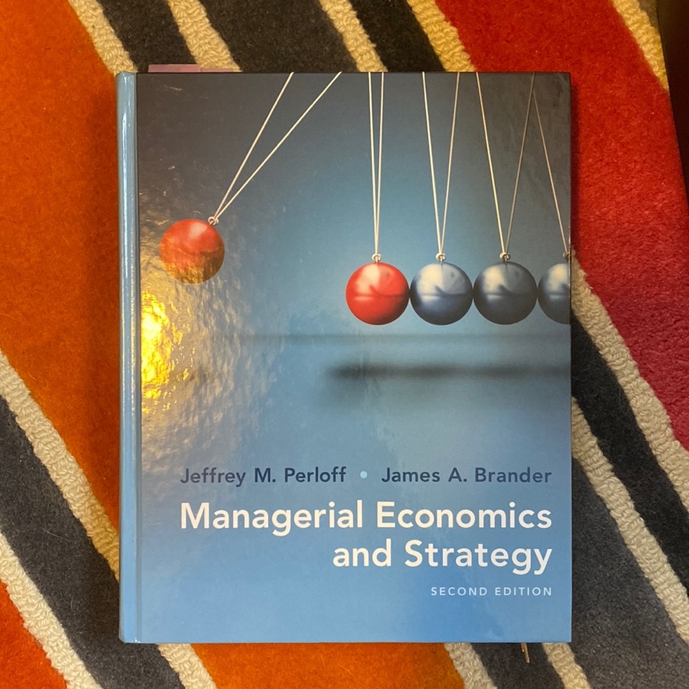 Pearson Managerial Economics and Strategy Second Edition Textbook